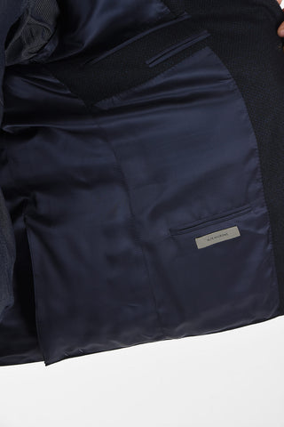 drop 6R side vents patch pocket 2-button blazer