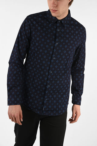 ARMANI JEANS Argyle-Print Shirt