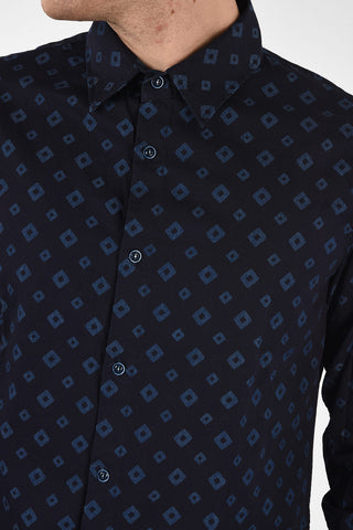 ARMANI JEANS Argyle-Print Shirt