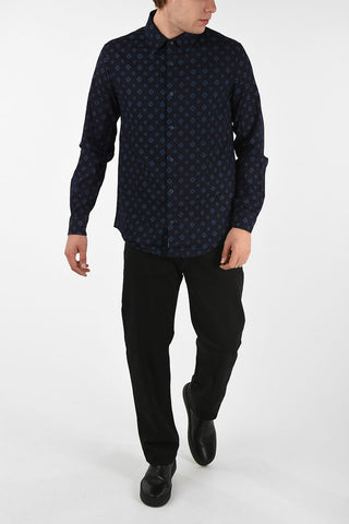 ARMANI JEANS Argyle-Print Shirt