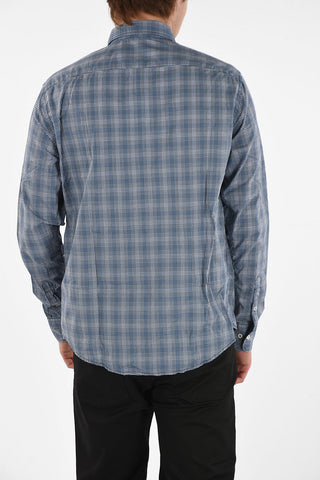 ARMANI JEANS Camicia a Quadri Gingham Custom Fit