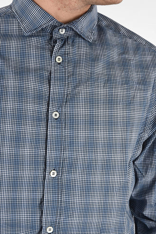 ARMANI JEANS Camicia a Quadri Gingham Custom Fit