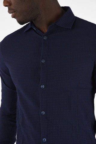 ARMANI JEANS Spread Collar Shirt