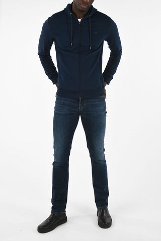 ARMANI JEANS Regular Fit Sweatshirt with Side Pocket