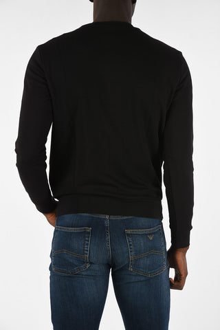 ARMANI JEANS Crew-Neck Sweatshirt with Logo