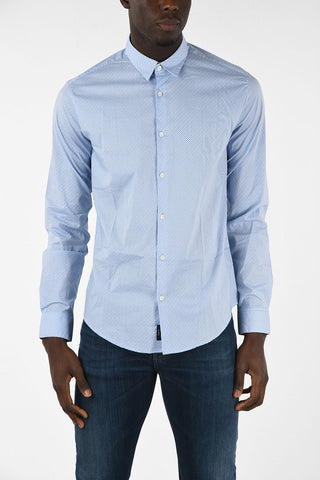 ARMANI JEANS Camicia a Pois Slim Fit