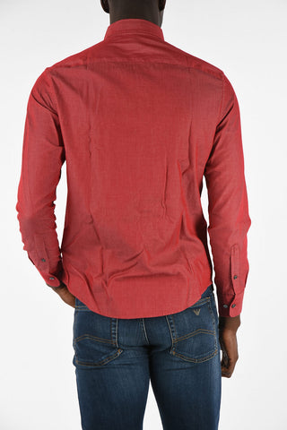 ARMANI JEANS Camicia Custom Fit collo Francese