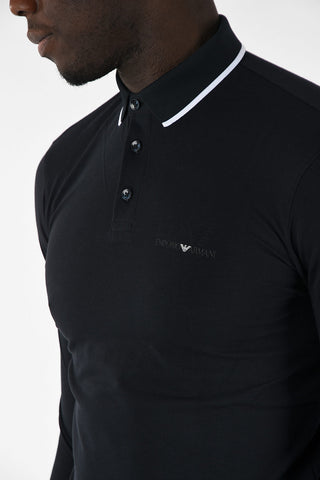 EA7 EMPORIO Jersey Long Sleeve Polo