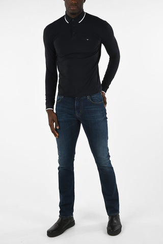 EA7 EMPORIO Jersey Long Sleeve Polo