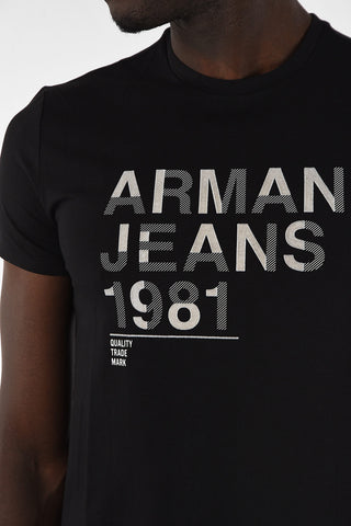 ARMANI JEANS Logo Crew-Neck T-shirt