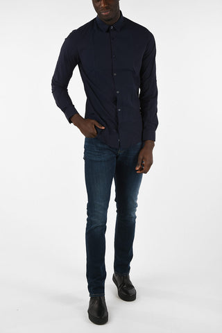 ARMANI JEANS All Over Logo Slim Fit Shirt