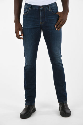 ARMANI JEANS 19cm Stonewashed Slim Fit J45 Jeans L34