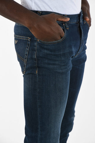 ARMANI JEANS 19cm Stonewashed Slim Fit J45 Jeans L34