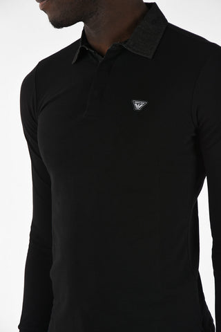 ARMANI JEANS Polo Pique Manica Lunga