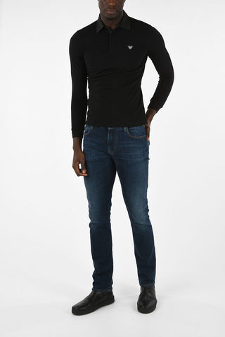 ARMANI JEANS Polo Pique Manica Lunga