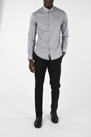 ARMANI JEANS Polka Dots Slim Fit Shirt