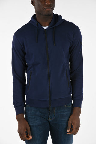 ARMANI JEANS Regular Fit Sweatshirt with Side Pockets
