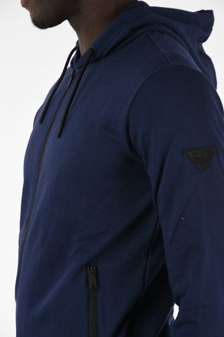 ARMANI JEANS Regular Fit Sweatshirt with Side Pockets