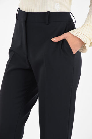 High Waist Straight Pants