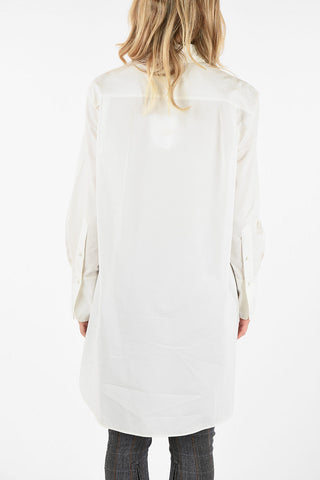 Hidden Closure Longline Shirt 