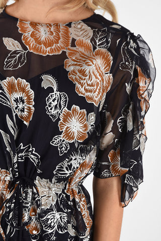 SEEBY Floral Printed Mini Dress