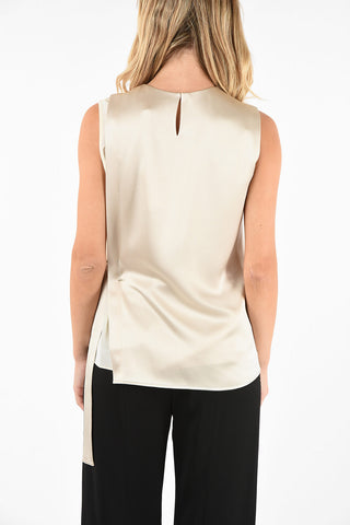 Satin Wrap Top