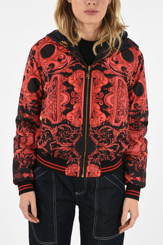 Reversible Hooded Bomber Jacket