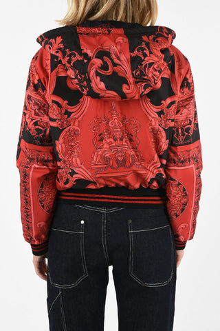 Reversible Hooded Bomber Jacket