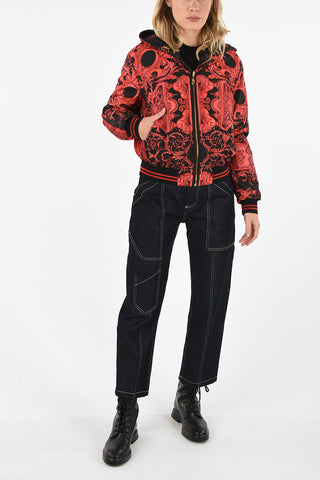 Reversible Hooded Bomber Jacket