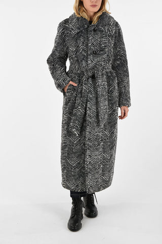 Faux Fur Coat with Belt