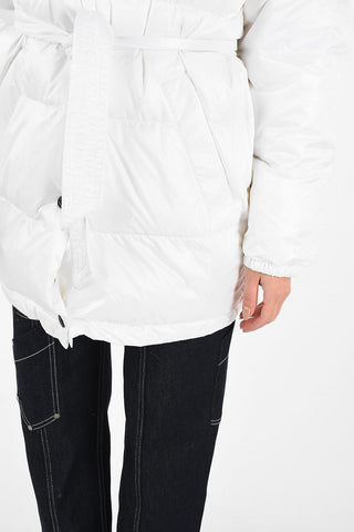 ARMY Double Down Jacket with Fox Fur Hood Trimming
