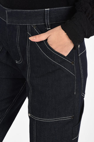 High-Rise Cargo Jeans