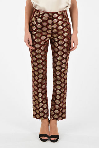 argyle Cropped Pants