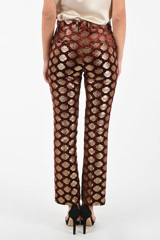 argyle Cropped Pants