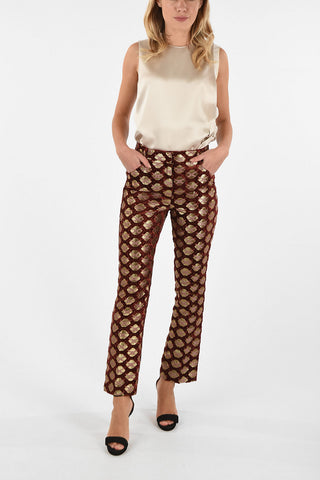 argyle Cropped Pants