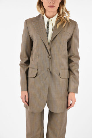 awning striped 2-button blazer