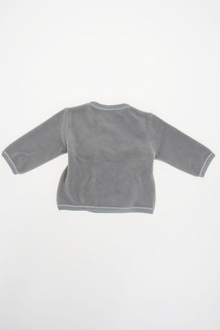velvet wrap cardigan