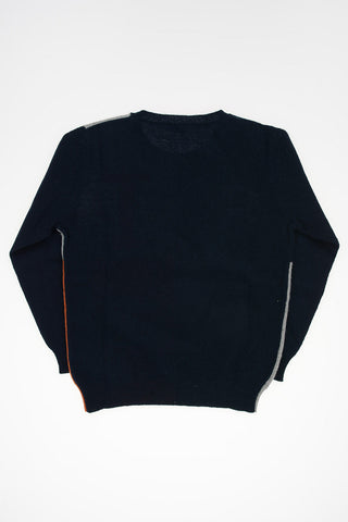 embroidered crew-neck sweater