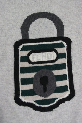 embroidered crew-neck sweater