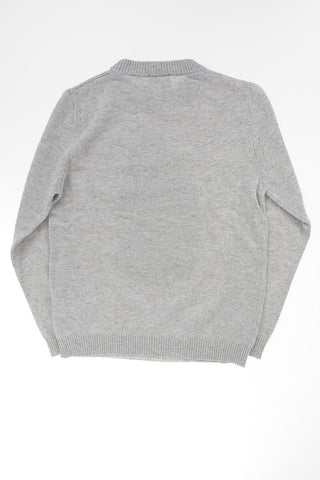 embroidered crew-neck sweater