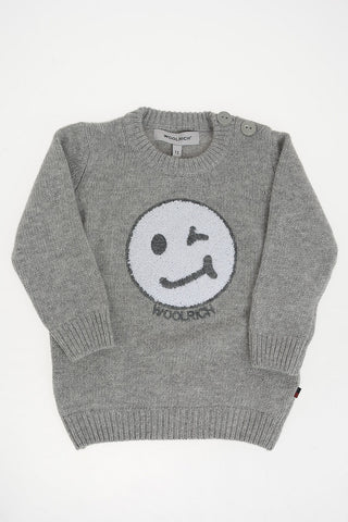 Smile embroidered sweater