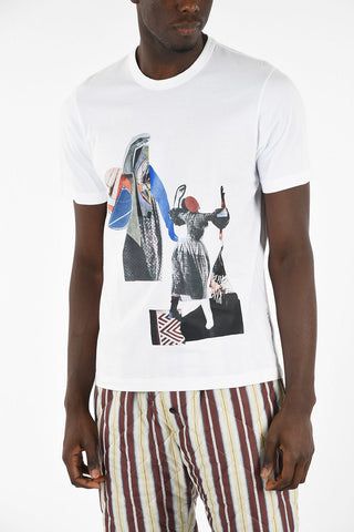 Cotton Printed Crew-Neck T-Shirt