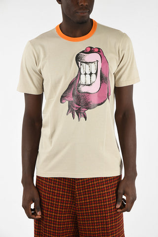 BRUNO BONETTO Cotton Printed Crew-Neck T-Shirt