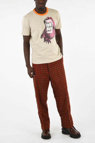 BRUNO BONETTO Cotton Printed Crew-Neck T-Shirt