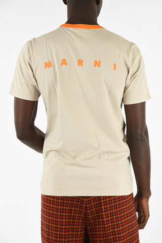 BRUNO BONETTO Cotton Printed Crew-Neck T-Shirt