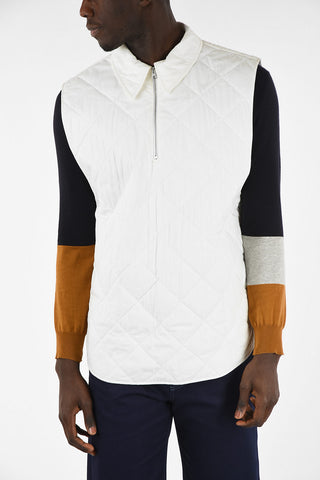Padded Half Zip Gilet