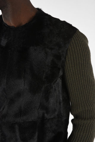 Fur Crew-Neck Sweather