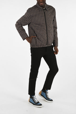 Quilted Padded Jacket with Zip Closure