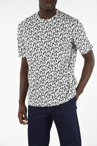 T-Shirt Girocollo in Cotone Stampato