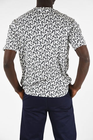 T-Shirt Girocollo in Cotone Stampato